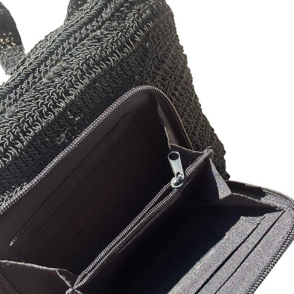 Black Beaded Purse - Picture 5 of 7